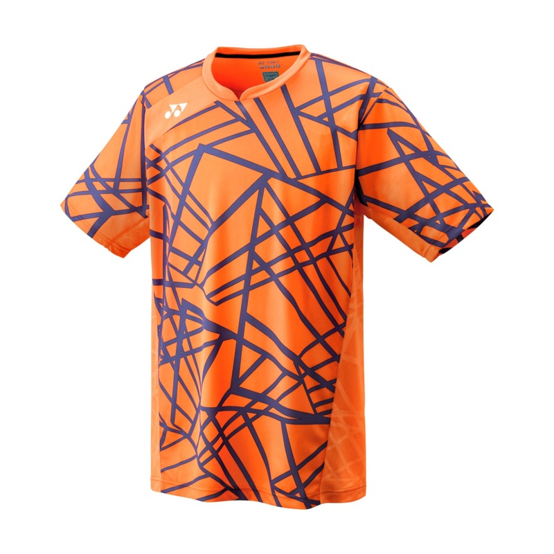 Yonex 10236EX Tournament Mens Round Neck T-Shirt Apparel Bright Orange