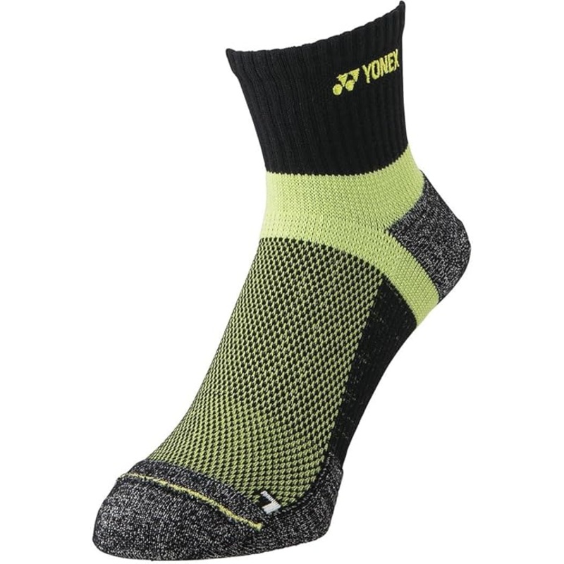 Yonex Unisex Tennis/Badminton Quarter Socks 19232EX Black