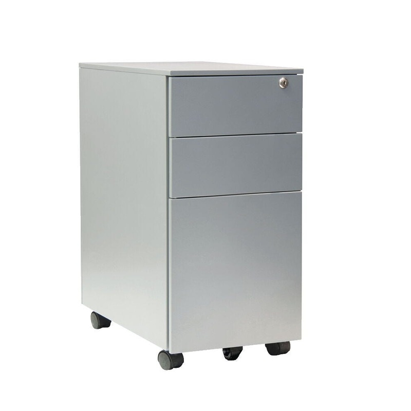 STEEL MOBILE UNDER DESK DRAWER UNITS, NARROW WIDTH – 300mm