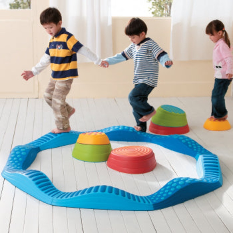 CHILDREN’S COORDINATION, WEPLAY, Wavy Tactile Path, Age 1+, Set