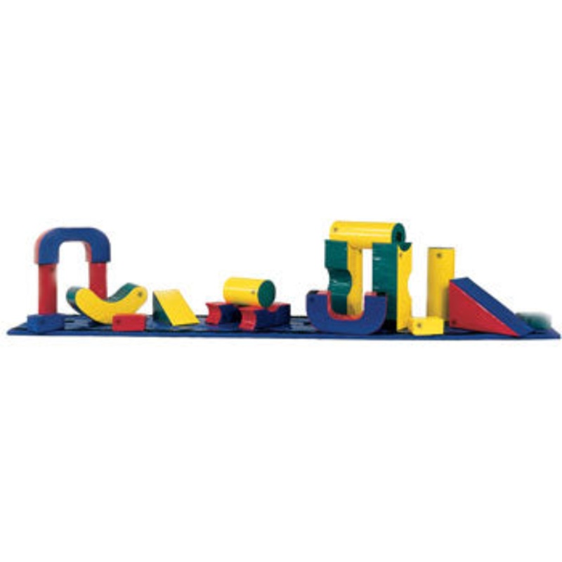 JUMP FOR JOY GYMNASTICS, FROLIC RANGE, AGES 1-4 YEARS, Magic Carpet Range, Wedges, Small 596x304x304 Large 800x508x406mm, niels larsen, Set of 2