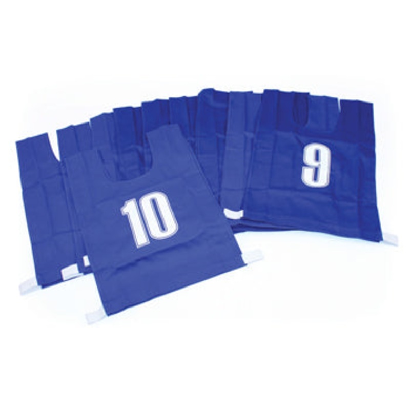 NUMBERED BIBS, Medium 47 x 34cm, Cotton, Green, Set of 10