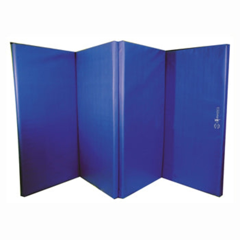FOLDING GYM MAT, 2430 x 1210 x 50mm, Purple, Each