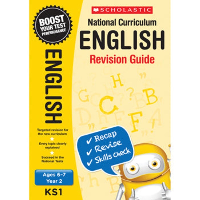 ENGLISH REVISION GUIDES, Year 2, Pack of 6