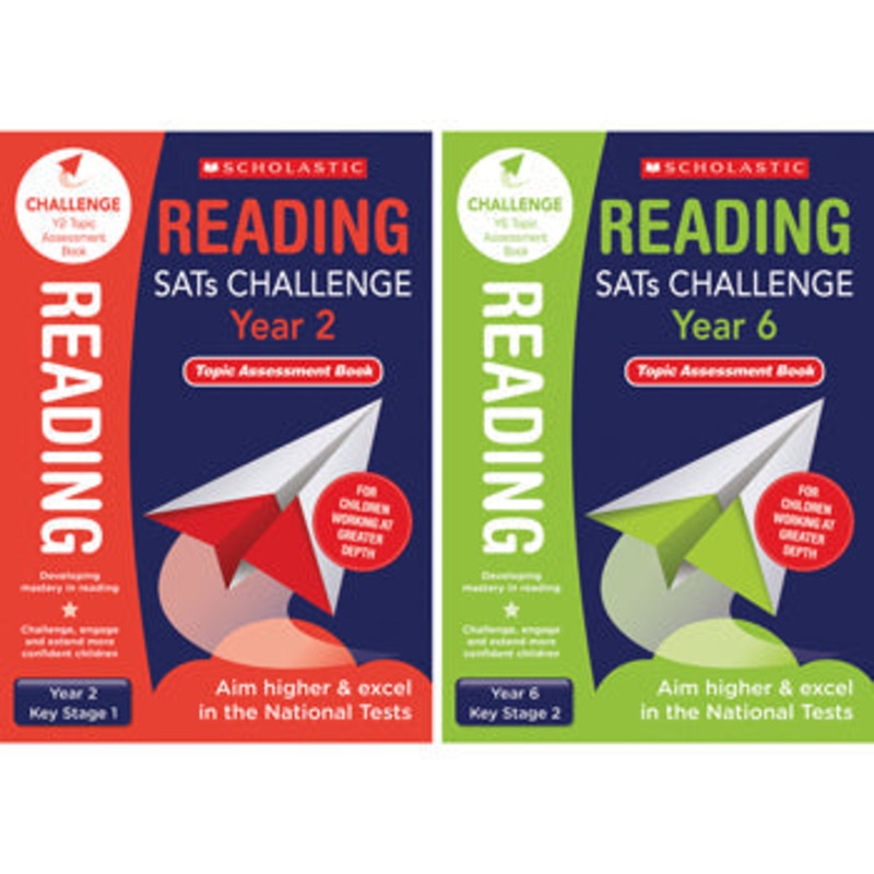 SATS READING CHALLENGE CLASSROOM PROGRAMME, Reading Topic Assessment Books, Year 6, Pack of 10