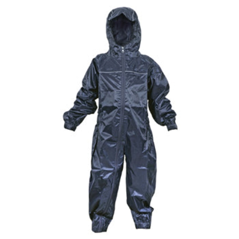 ALL IN ONE RAINSUIT, Navy, 5-6 years, Each