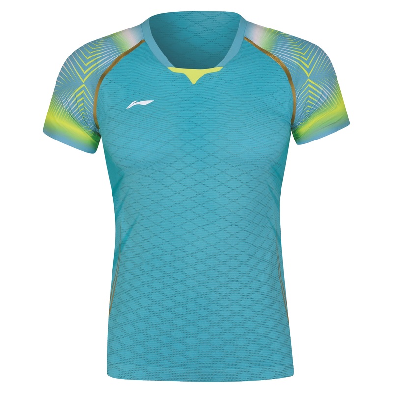 Damen International Players Top Limited Delfin-Blau – AAYQ158-3
