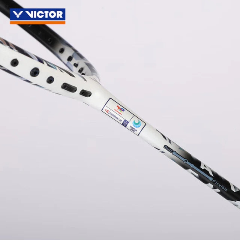 (Free String) Victor 2025 Sudirman Cup Finals Auraspeed FANTME Badminton Racquet 4UG5 White Limited Edition
