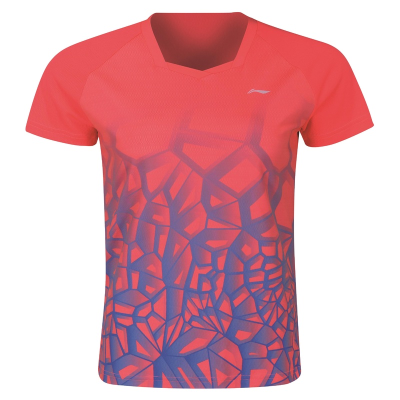 Herren Competition Shirt Team Wear Koralle- AAYQ081-1