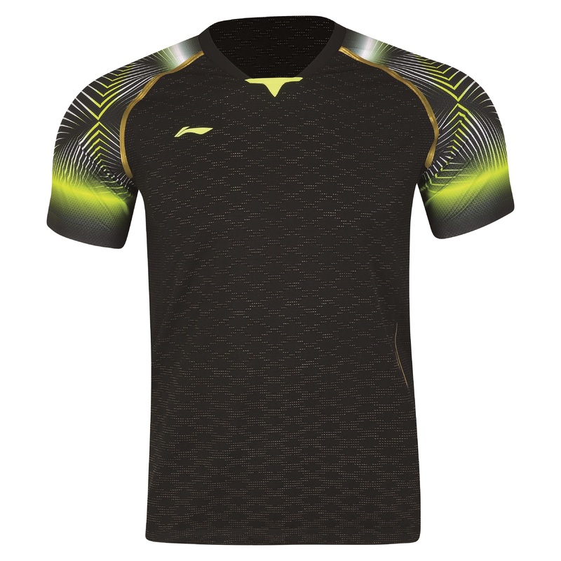 Herren International Players Top Limited Schwarz – AAYQ303-4 M = S EU