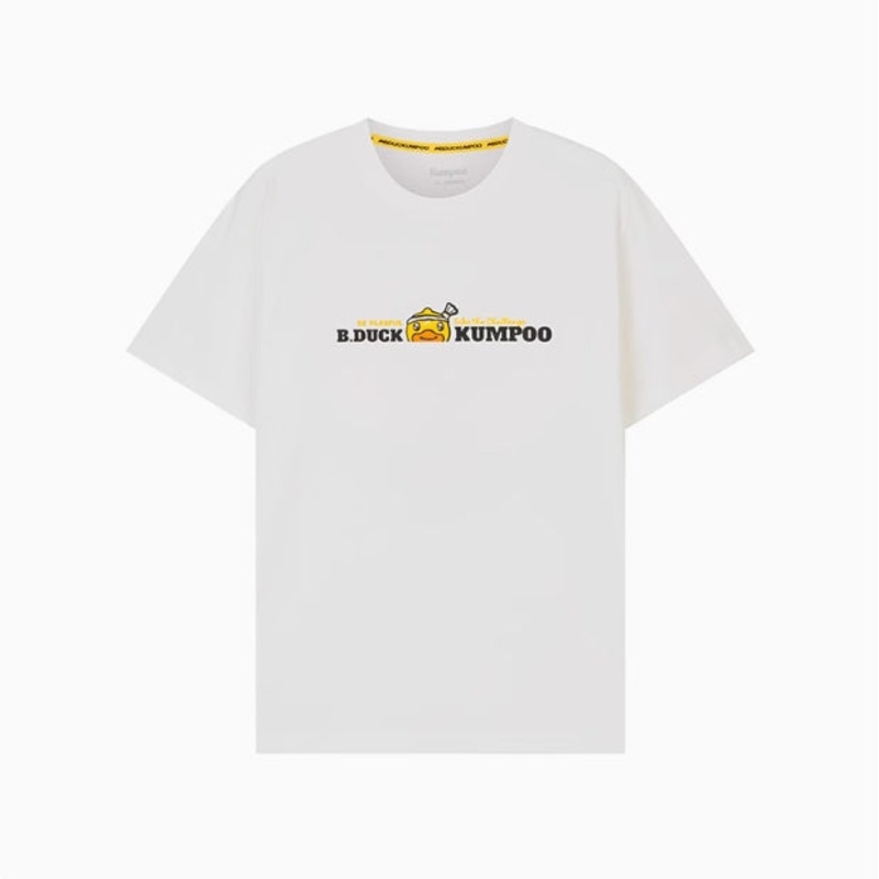 Kumpoo Apparel Unisex KKU-1036 B.DUCK T-Shirt White (See Size Chart)