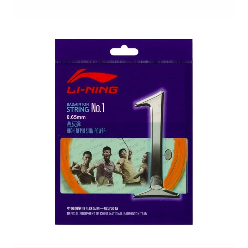 Li-Ning String No.1 High Repulsion Power Orange Single Pack 10M