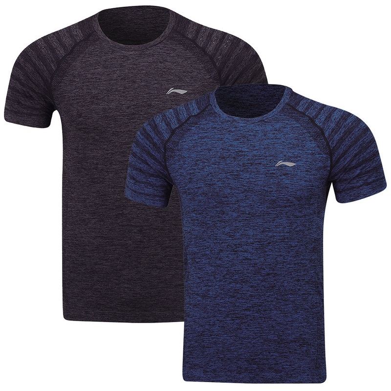 Unisex Sportshirt Seamless Double Pack dunkelblau – ATSP145-3
