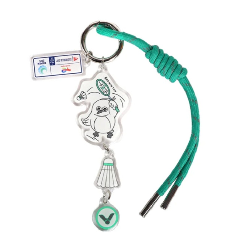 Victor 2025 Sudirman Cup Key Ring Charm PG6020SC25 AG White/Green