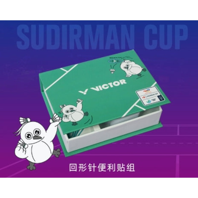 Victor 2025 Sudirman Cup Sticky Notes and Paper Clip PG4506SC25