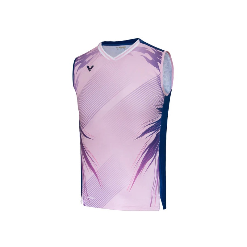 Victor Capsule Collection Unisex Sleeveless Game Shirt T-50008CPS IB Pink/Navy