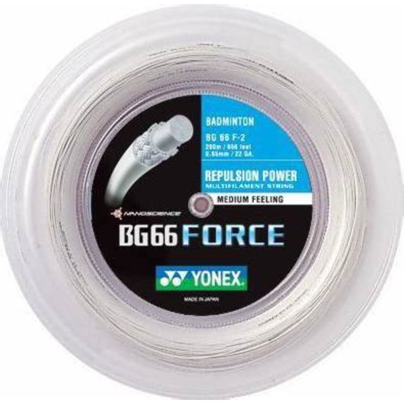 Yonex BG 66 Force Badminton String White 200M