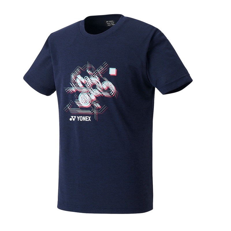 Yonex Unisex Graphic Shirt (Navy Blue) T Shirt [CLEARANCE]