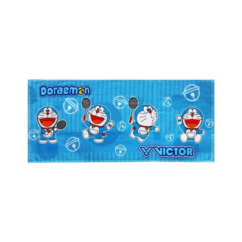 Victor X Doraemon Sports Towel (Blue)