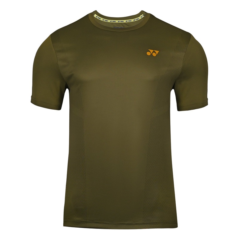 Yonex 2680 Mens Round Neck T-Shirt Apparel Capulet Olive