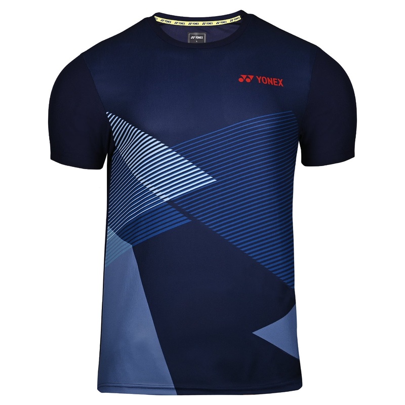 Yonex 2685 Mens Round Neck T-Shirt Apparel Evening Blue