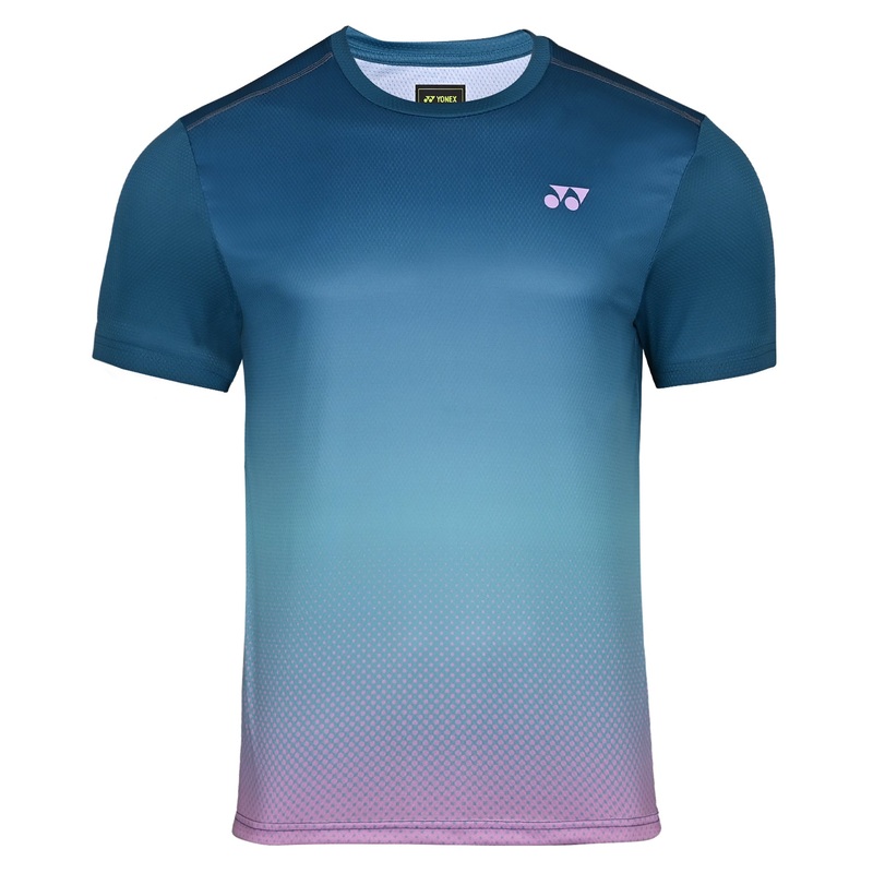 Yonex 2757 Mens Round Neck T-Shirt Apparel Sexony Blue