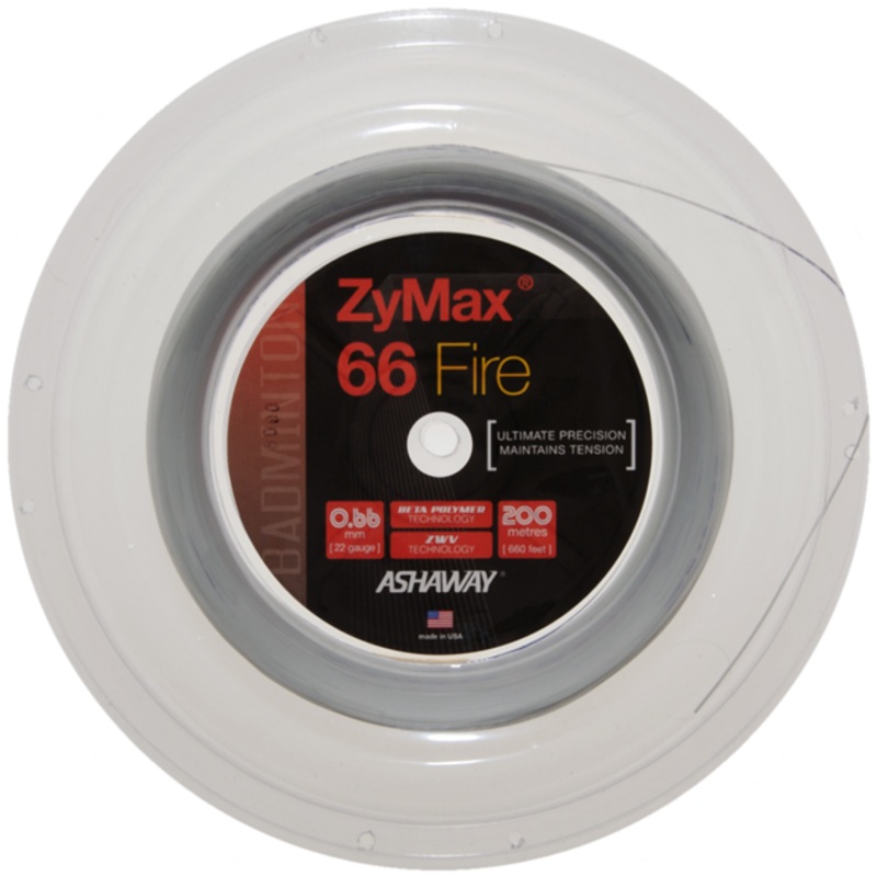 Ashaway Zymax 66 Fire Badminton String Reel (200m)