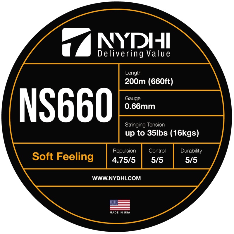 Nydhi NS660 (Control) Badminton String Reel (200m)