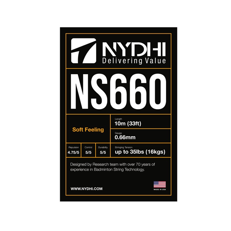Nydhi NS660 (Control) Badminton String Set (10m)