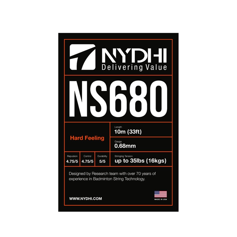 Nydhi NS680 (Repulsion & Durability) Badminton String Set (10m)