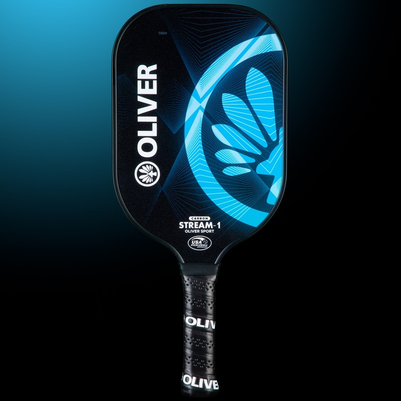 PICKLEBALL SCHLGER – STREAM-1 CARBON Schwarz/Blau