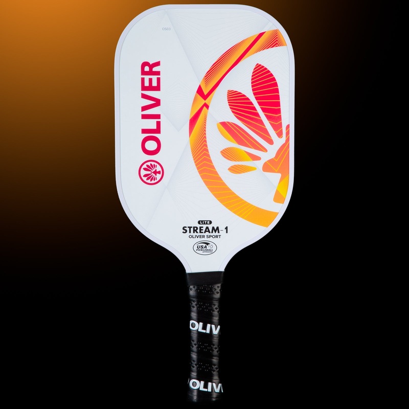 PICKLEBALL SCHLGER – STREAM-1 LITE Weiss/Orange