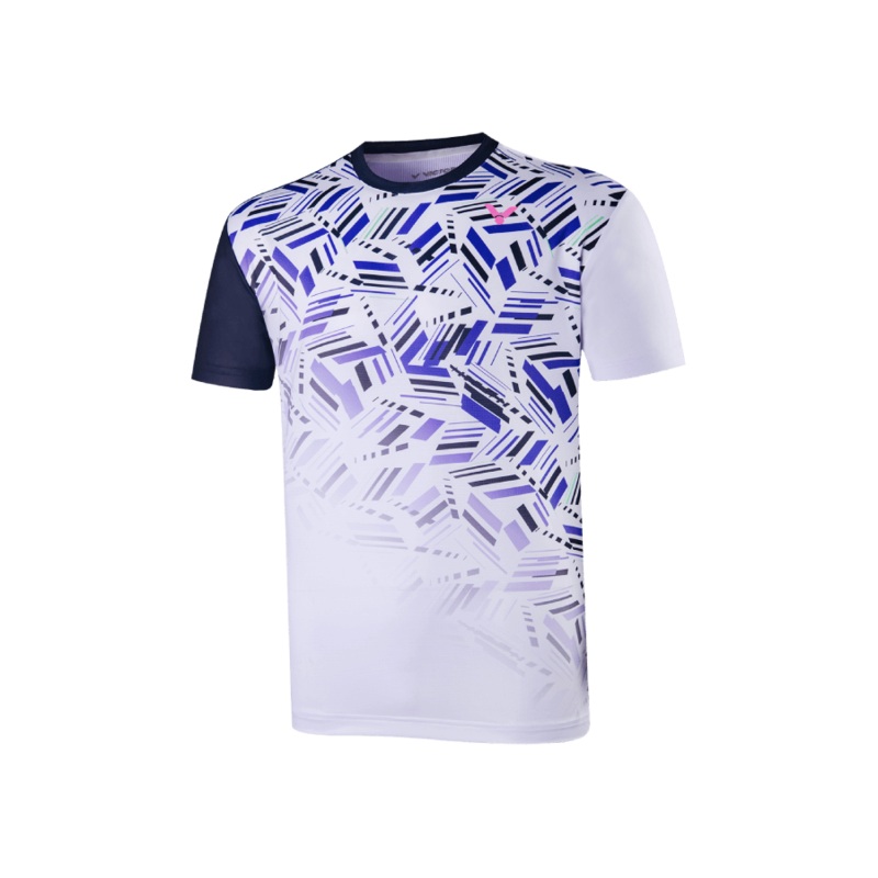 Victor T-25001TD A Men’s Dry Fit Sports T-Shirt (White)