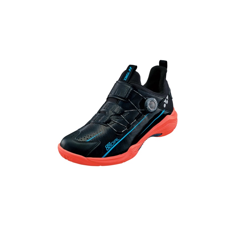 Yonex Power Cushion 88 Dial 2 Unisex Badminton Shoes (Black/Red)