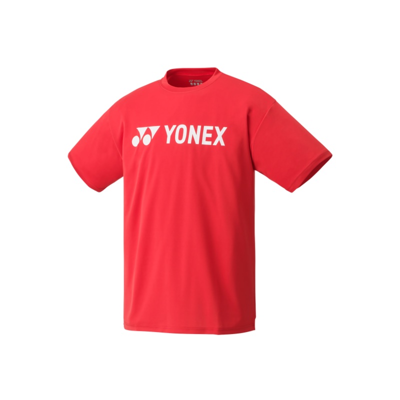 Yonex YM0024 Club/Team Men’s Crew Neck T-shirt (Red)