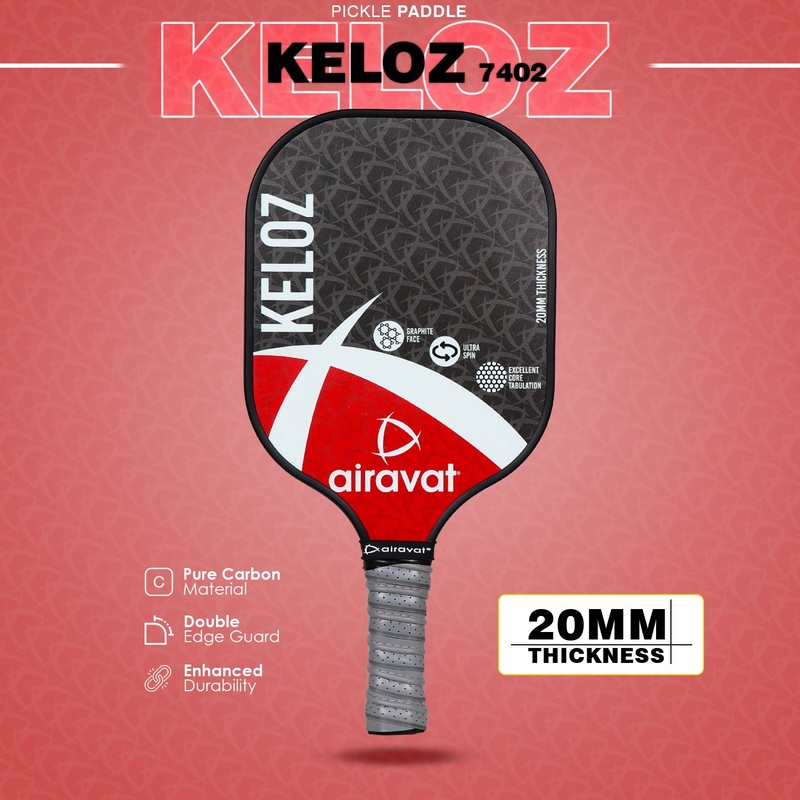 KELOZ PICKLEBALL PADDLE 7402|Black|Cyan