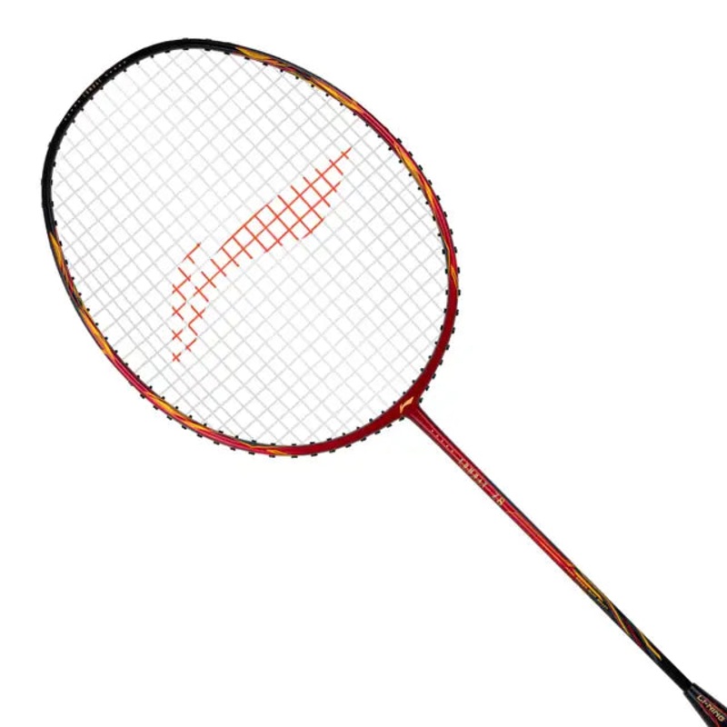 Li-Ning Combat Z8 Badminton Racket (Red/Black/Gold) – 80 Grams