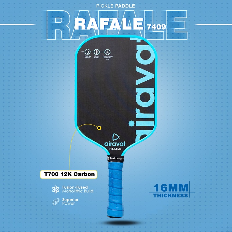 RAFALE PICKLEBALL PADDLE 7409|Cyan|Gray