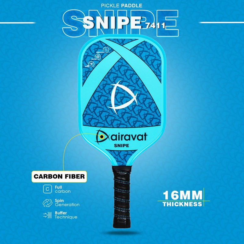 SNIPE PICKLEBALL PADDLE 7411|Red|Blue
