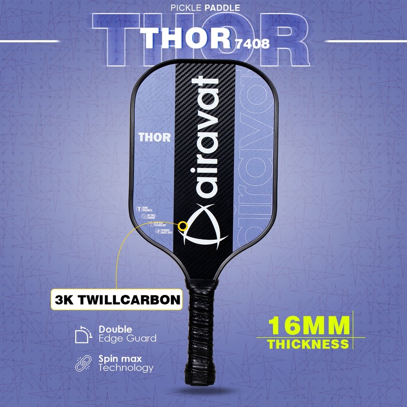 THOR PICKLEBALL PADDLE 7408|Red|Blue