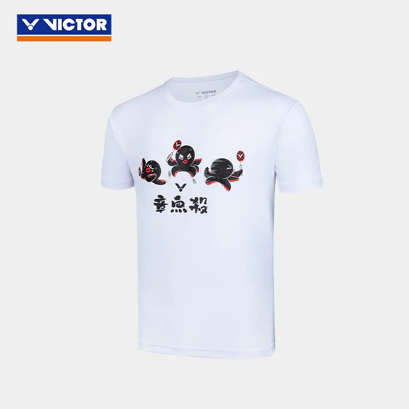 Victor Unisex Octopus Smash Sports Shirt T-50029 A White