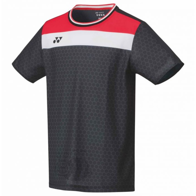 Yonex 10330 Men’s Tournament Crew Neck T-Shirt (Black)