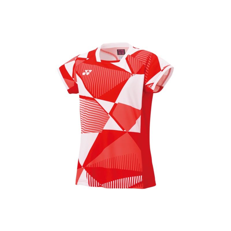 Yonex 2025 Women’s Crew Neck Shirt 20850EX Tango Red