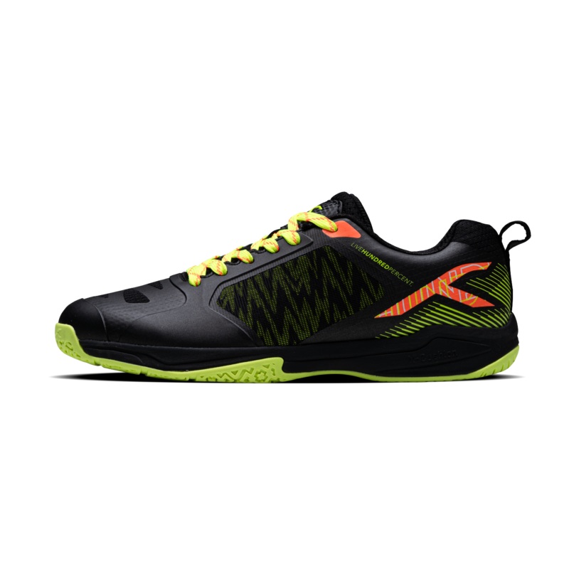 Hundred Beast Armor PBX Badminton Shoes (Black/Lime/Orange)