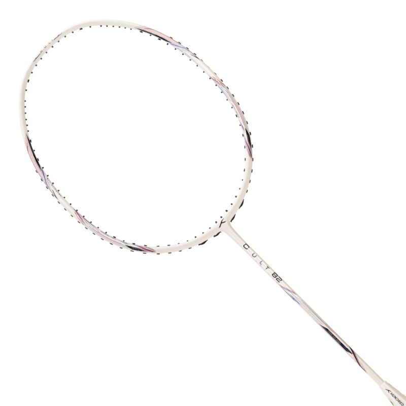 Hundred Cult 82 Superlite Badminton Racket (Cream White)