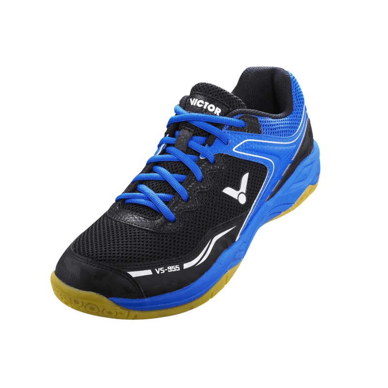 Victor VS-995 CF Unisex Badminton Shoes (Black/Blue)