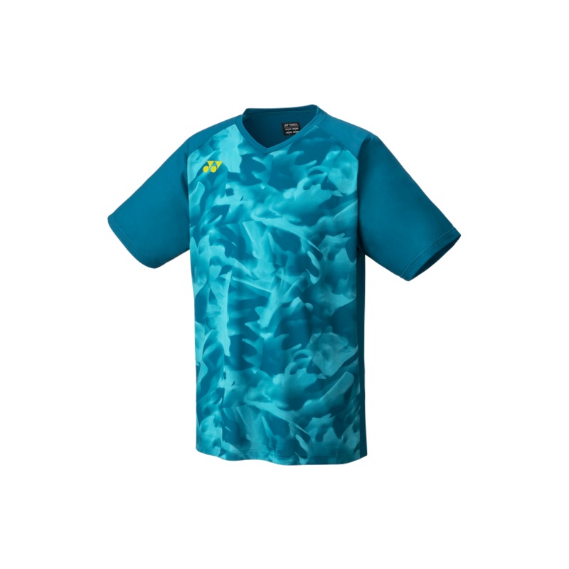 Yonex 2025 Men’s Crew Neck Shirt YM0033EX Blue Green