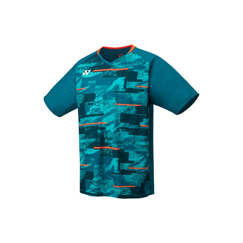 Yonex 2025 Men’s Crew Neck Shirt YM0034EX Blue Green