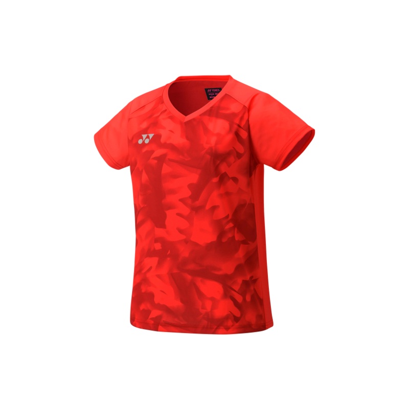 Yonex 2025 Women’s Crew Neck Shirt YW0033EX Pearl Red