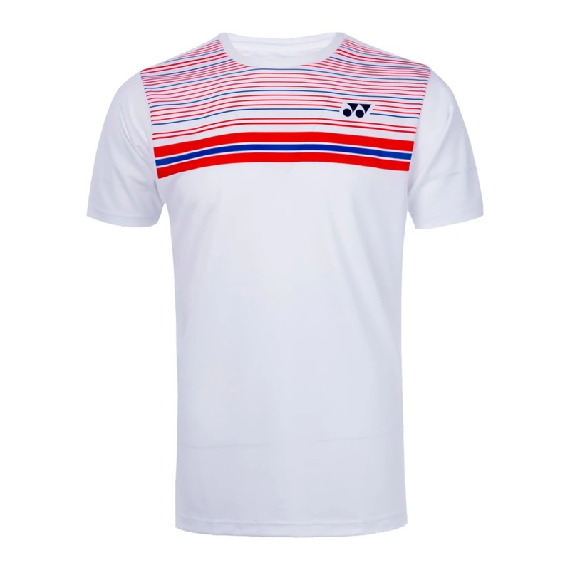 Yonex Axelsen Replica Men’s Badminton T-shirt 16349 (White/Red)